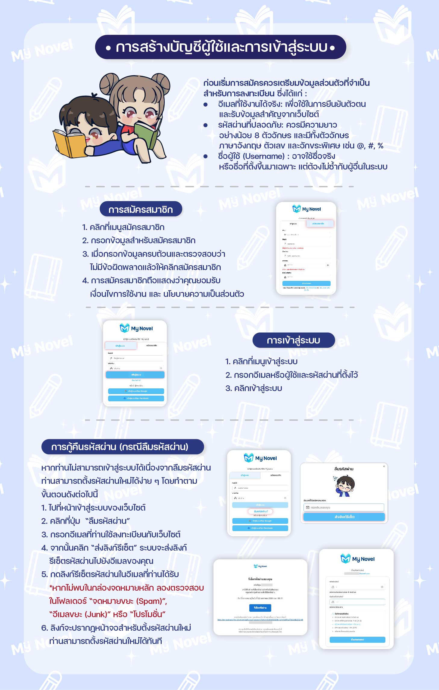 วิธีการสร้างบัญชีผู้ใช้และการเข้าสู่ระบบ - 1